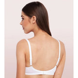 Enamor A042 Women's Cotton Everyday Non Padded And Wirefree Bra (White) - GillKart