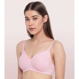 Enamor A042 Women's Cotton Everyday Non Padded And Wirefree Bra (OrchdMelange) - GillKart