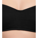 Enamor A019 Women's Cotton Strapless Bra (Black) - GillKart