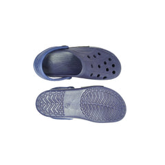 Men's Rubber Solid Lace-Up Slipper (Blue) - GillKart