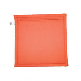 Pack Of_4 Polyester Solid Chairpads (Orange, Size: 16x16 In) - GillKart