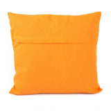 Pack Of_2 Cotton Printed Cushion Cover Sets (Mustard, Size: 16x16 In) - GillKart