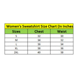 Women's Fleece Solid Long Sleeves Sweatshirt (Navy) - GillKart