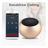 Plastic Rubber Wireless M3 Bluetooth Speaker (Rose Gold)