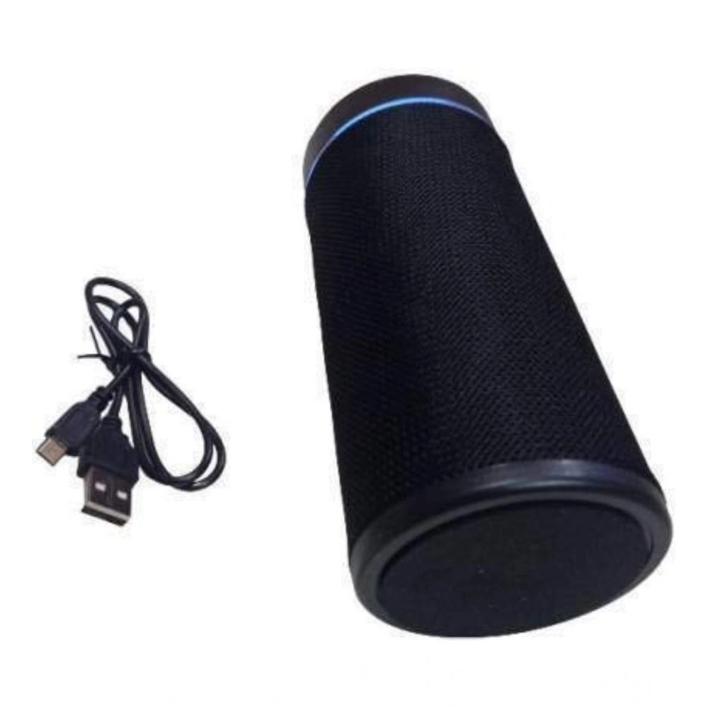 Plastic Rubber Wireless KT125 Bluetooth Speaker (Black)