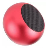 Plastic Rubber Wireless M3 Bluetooth Speaker (Red)