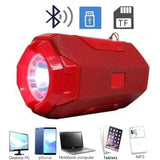 Plastic Rubber Wireless AO105 Bluetooth Speaker (Red)