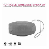 Plastic Rubber Wireless AO105 Bluetooth Speaker (Grey)