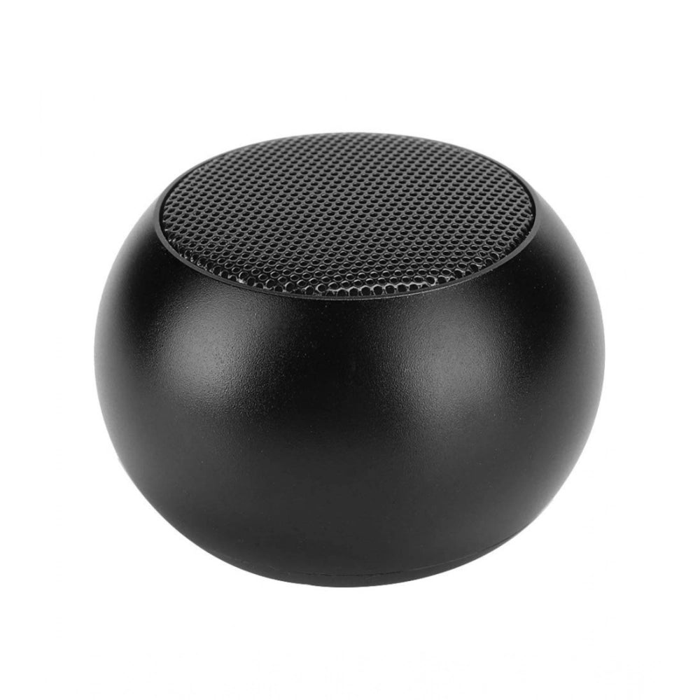 Plastic Rubber Wireless M3 Bluetooth Speaker (Black)