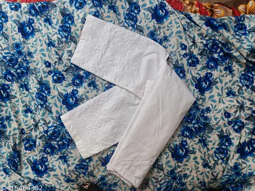 Chikankari pant for women white