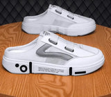 Men's Soft Nonslip White Half Casual Shoes - GillKart