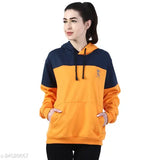 Chanda Khuba Women's Sweatshirt Full Sleeve Kangaroo Pocket Pullover hoodies - CKHD-G-01