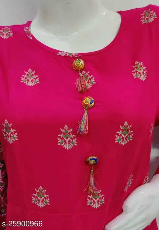 Trendy Women Rayon Kurtis