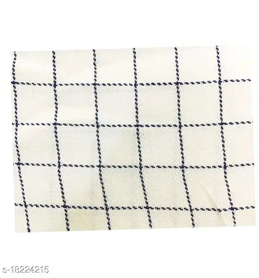 Suraj Collection Friendly Soft Summer Blanket/Top Sheet Checks (Blue Checks)