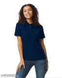 Gildan Softstyle Women's Pique Polo Navy