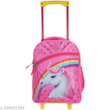 Indian Riders UNIQUE BAG School Kids Trolly Bag - (16 Inches)-Pink Waterproof Trolley