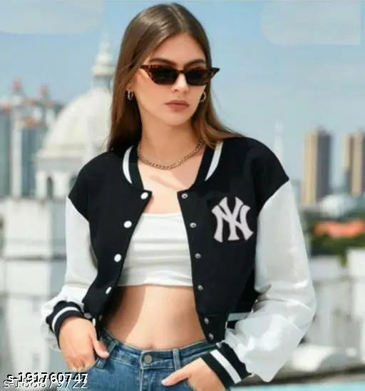 NEW STYLESH TRENDY VARSITY JACKET WOMEN