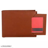 Zhermack Fancy Brown Two Fold leather Wallet for Men