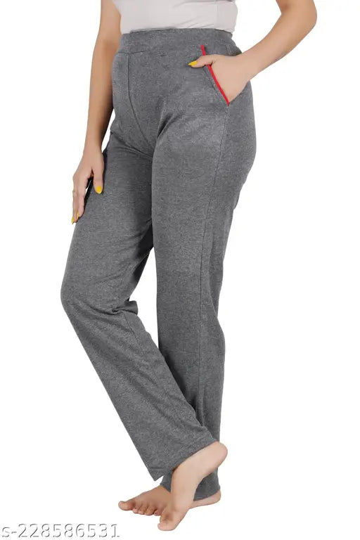 Muskaan Women's Hosiery Cotton Lower Track Pant Pyjama With Both Sides Pocket