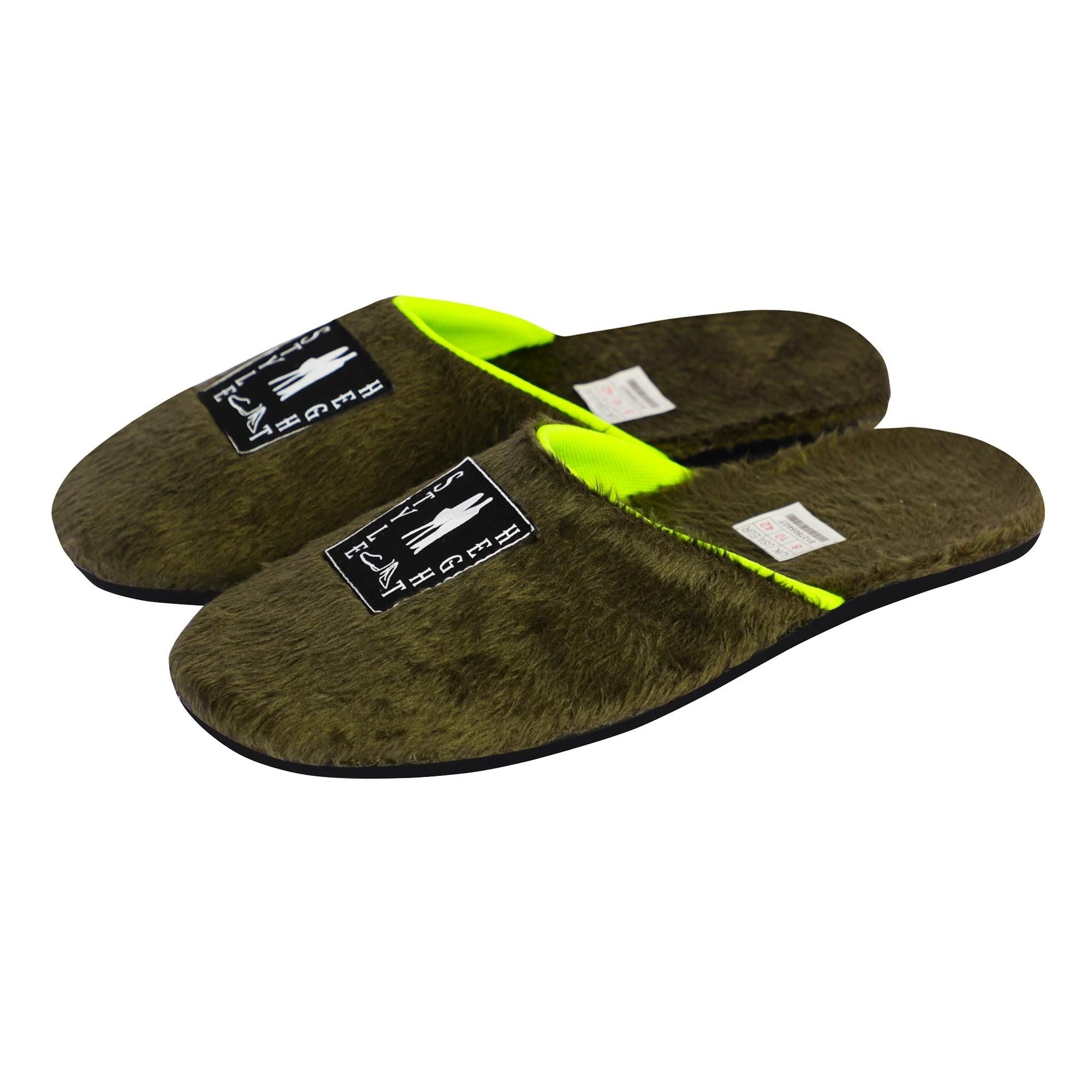 STYLE HEIGHT Men's Synthetic Green Sliders - GillKart