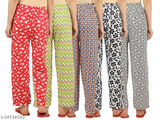 WOMEN'S MULTI COLOR PAJAMA - PRINTS MAY VARY