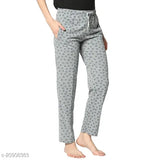 Women Printed StraightFit Multicolor Trousers