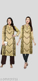 Only kurti.........Gillkart pr sabse kam price mein Printed Woolen A-Line Kurti For Women's in Low Price