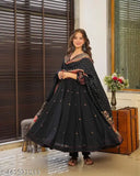 gown with dupatta and plazoo set