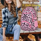 Tinytot 26 Litre, (Black)Stylish & Trendy Water Resistant Hi Storage School Collage Travel Backpack Bag for Girls & Women, 18 Inch