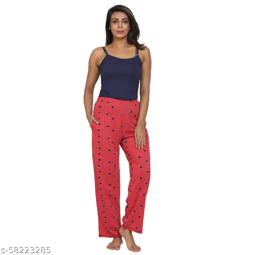 Zionity Women's Pyjama in Red