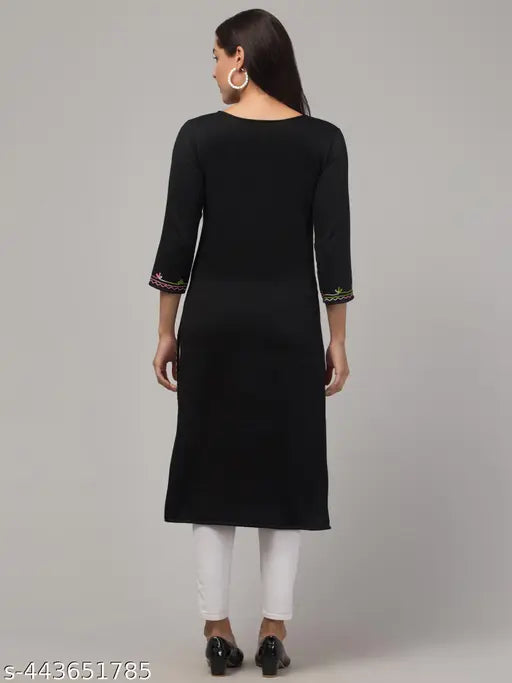 Woolen Embroidered Kurti.