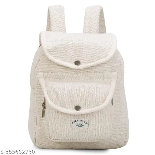 Hemp Small Cute Backpack for Picnic and Outing, Eco-Friendly Backpack