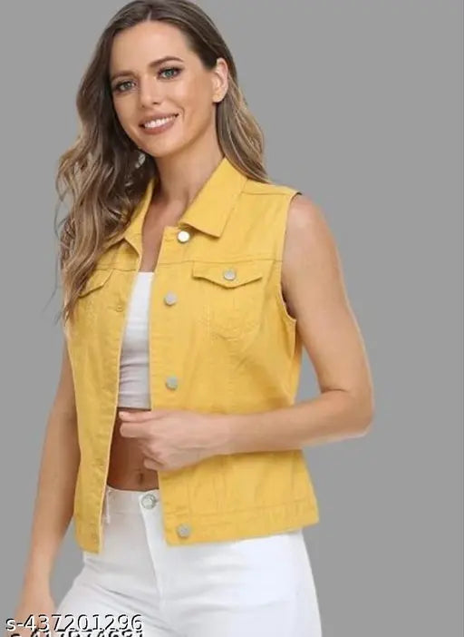 yellow haf sleeveless