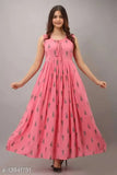 Demirner pink anarkali kurta