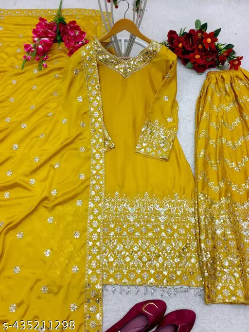 designer embroidred sharara