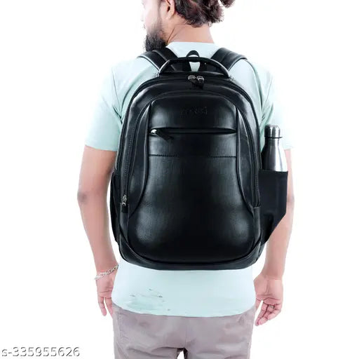 Graceful Stylish Fancy PU Leather Casual Backpack Bags Suitable for School College Office & Travel Bag