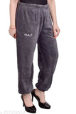 Velvet Women Harem Pants Grey