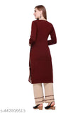 Womens Winter Wear Kurta Palazzo Set Of 2 Pcs