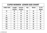 Cupid Plus Size Cotton Track Pant for Women and Girls- 3xl/4xl/5xl