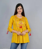 womens embroidery partwear and festival kurti