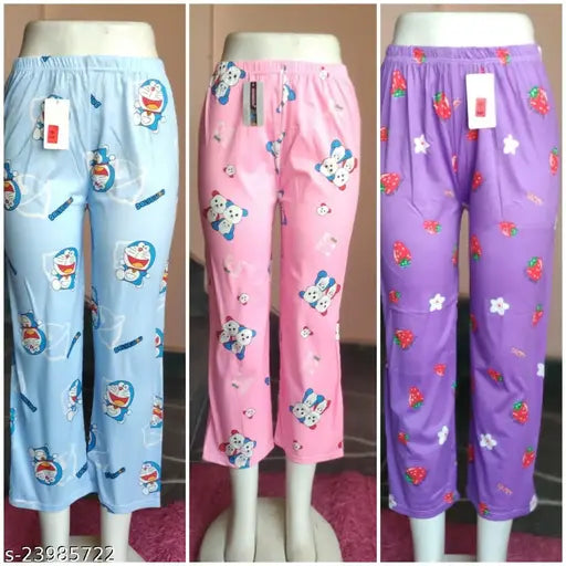 Stylish Printed Women Fancy Pajamas