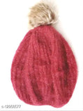 Imported Fancy Beautifully wooven Expandable Very Soft Beanie Cap hat for Women Girls Adults Men Boys Female Gents