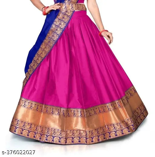 FANCY DESIGNER SOUTH INDIAN FLARED LEHENGA-CHOLI