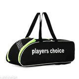 Cricket Kit Bag, Green/black heavy duty with single bat pocket for kids 12-16 year