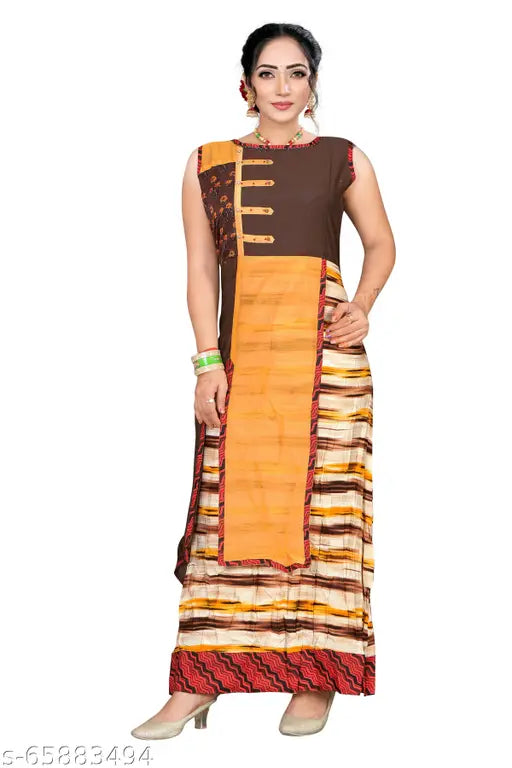 TABLE LONG DESIGNER PRINTED KURTI