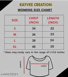 Women's Stylish Traditional Printed 100% Cotton T-shirt for Women & Girls (Pack of 3)