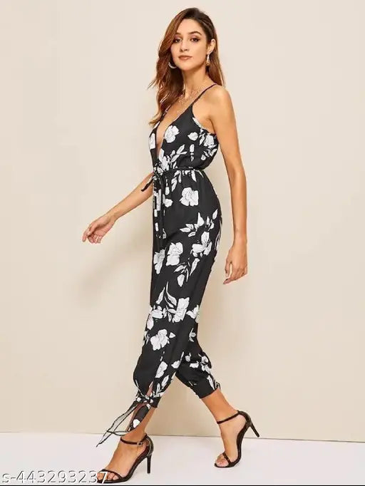 WOMEN TRENDY STRAPPED JUMPSUIT