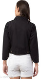 Trendy Self Design Plan Full Sleeve Solid Women Cotton jacket