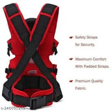 kidsify Adjustable Baby Bag (Red, Front carry facing out) Baby (Red, Front carry facing out)