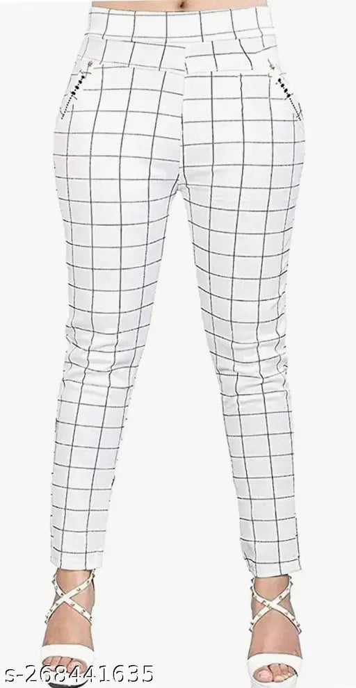 Woman,s/Girls Jeggings Combo Of 2 ( White, Brown )